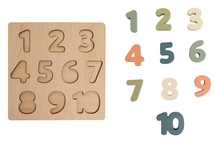 Pearhead Wooden Numbers Puzzle