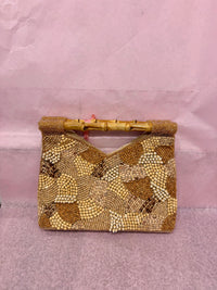 Tiana Bamboo Cut Out Handle Purse - Multiple Colors!