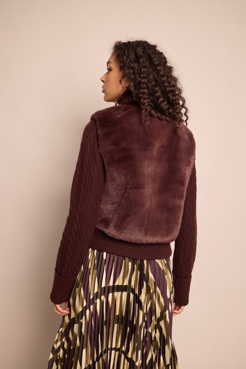 Cara Cara Logan Jacket in Brown