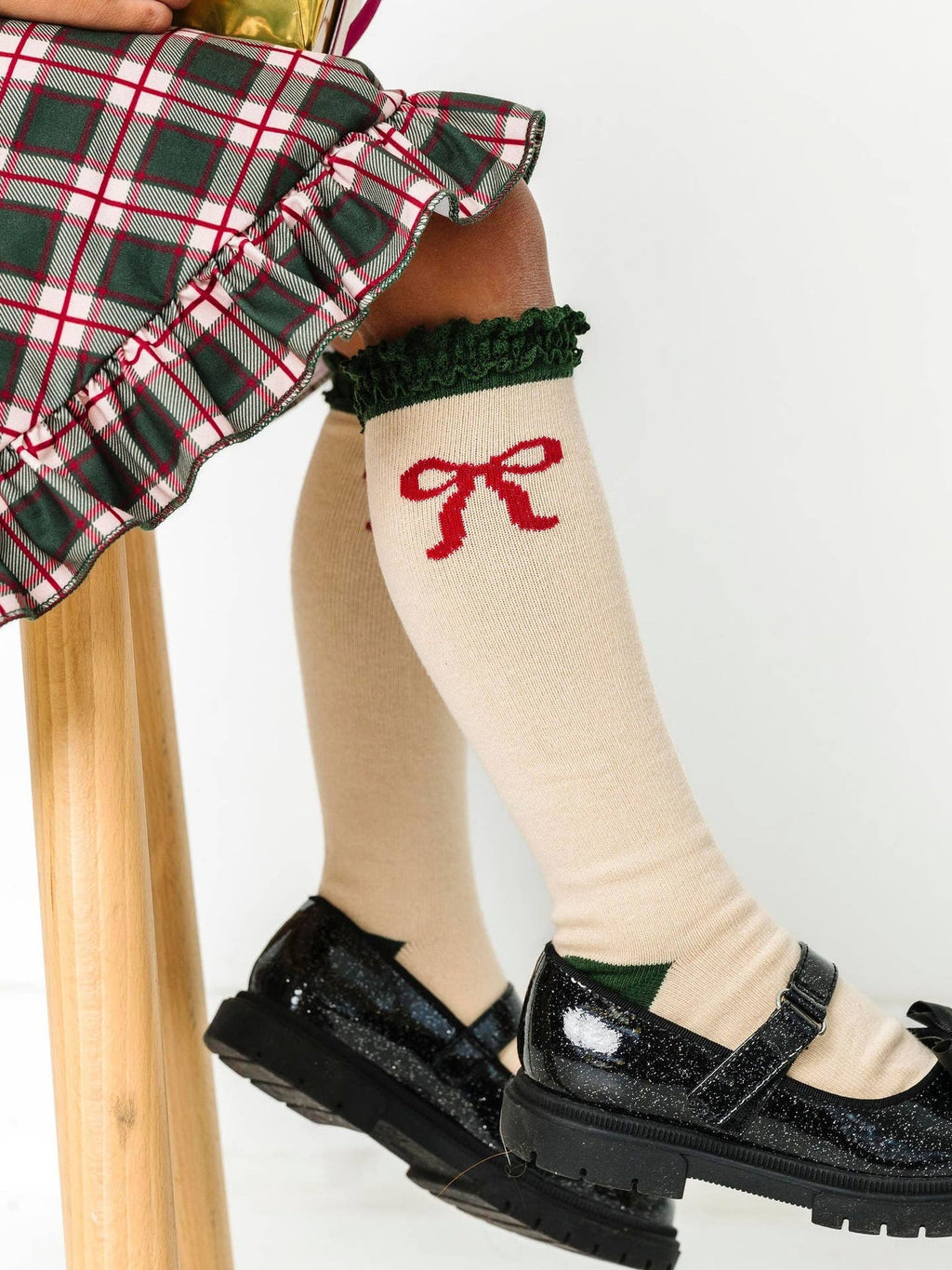 Little Stocking Co. Knee High Socks in Bows
