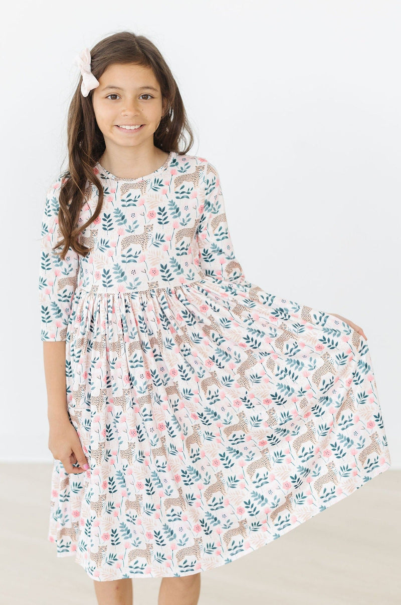 Mila & Rose Twirl Dress in Cheetah
