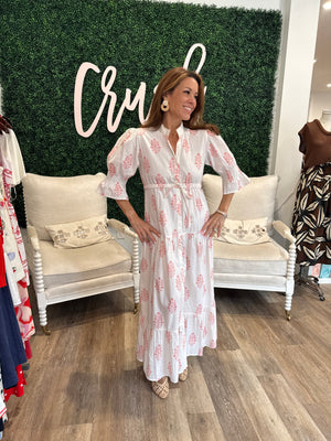 Victoria Dunn Kai Maxi in Azalea