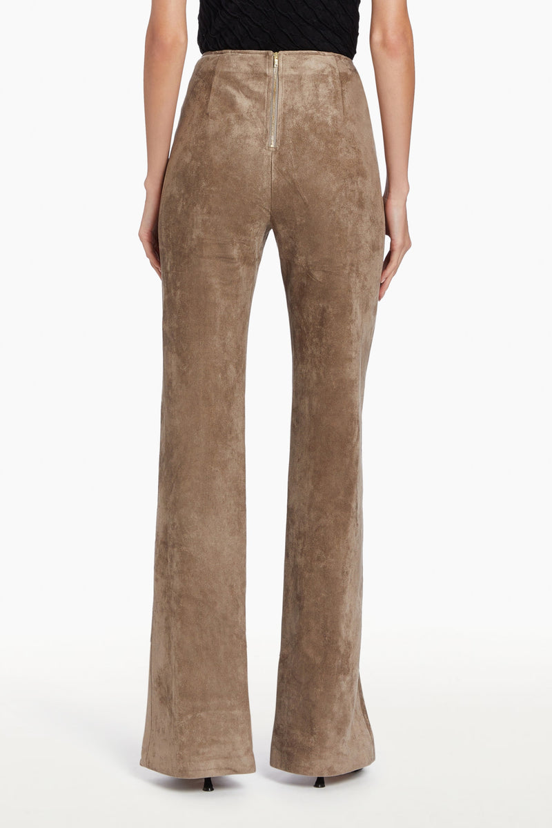 Amanda Uprichard Tavira Pants in Taupe