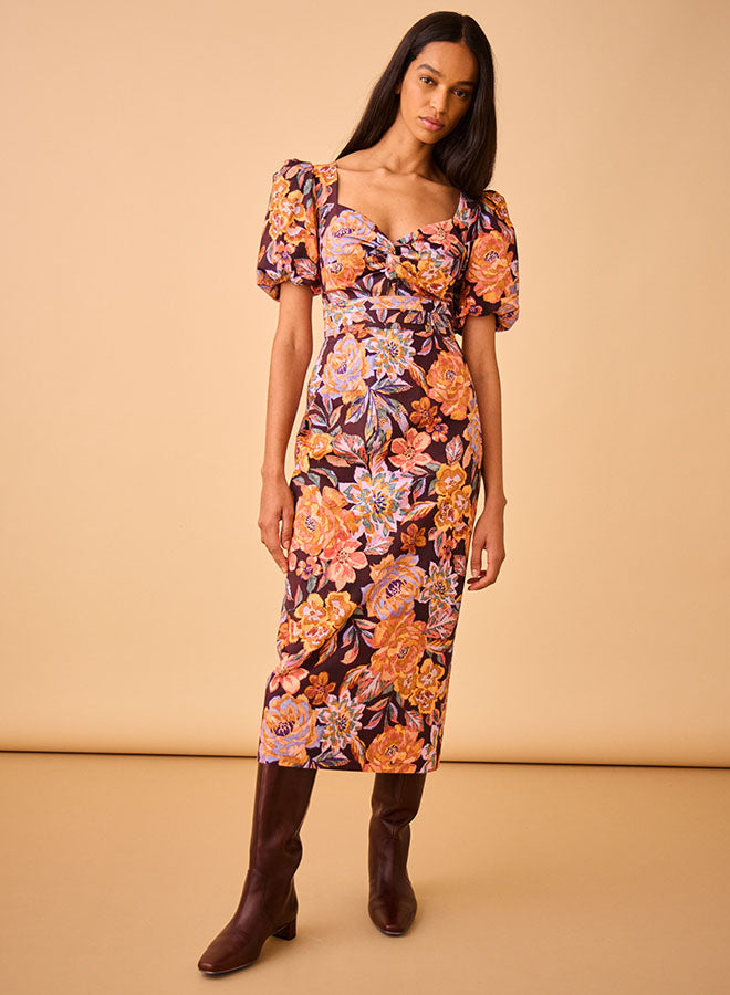 Hunter Bell Fergie Dress in Painterly Floral