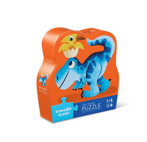 Crocodile Creek Inc. 12 Piece Shaped Box Puzzle Dino Friends