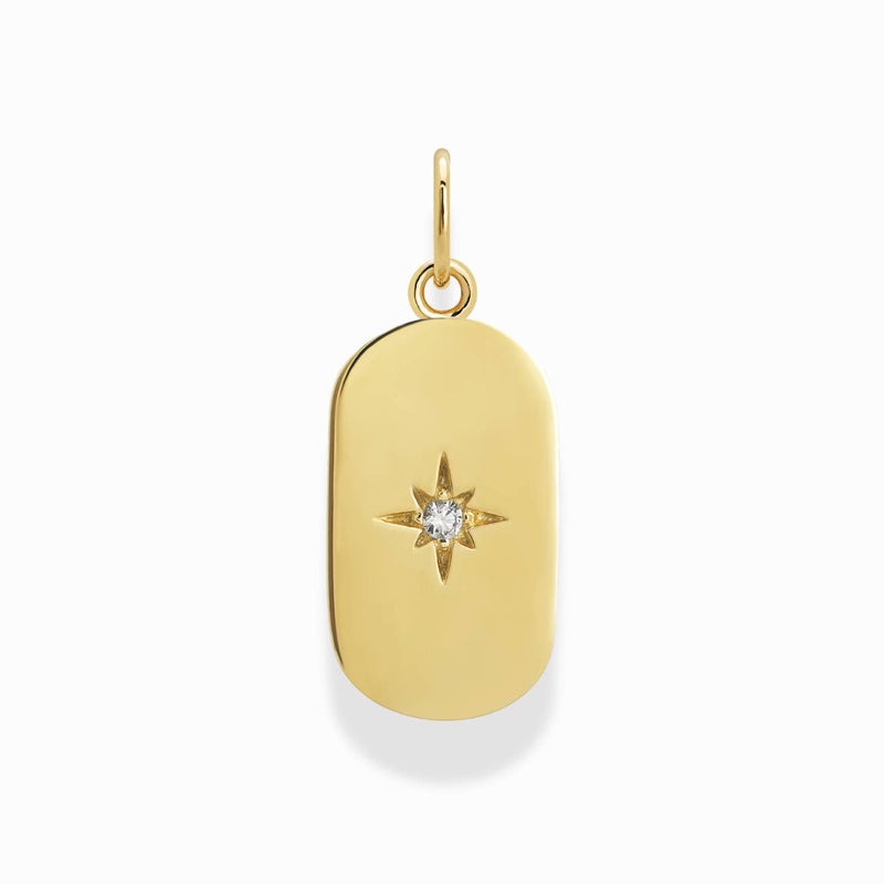 Mod + Jo Yara Tag Charm in Gold