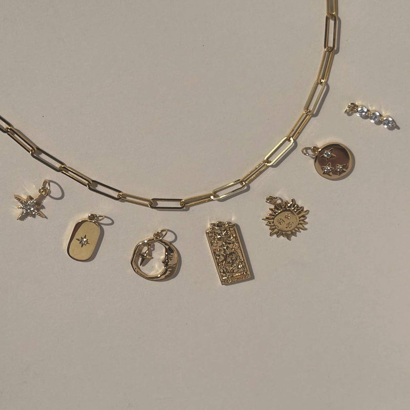 Mod + Jo Yara Tag Charm in Gold