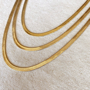 GoldFi - 18k Gold Filled Herringbone Chain