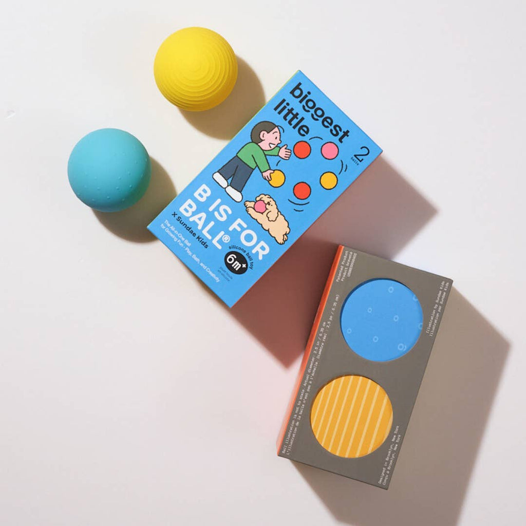 Biggest Little B Is For Ball® - 2-Ball Set in “Honk Honk” Bus Toy Box