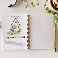 emily lex studio  Garden Watercolor Workbook