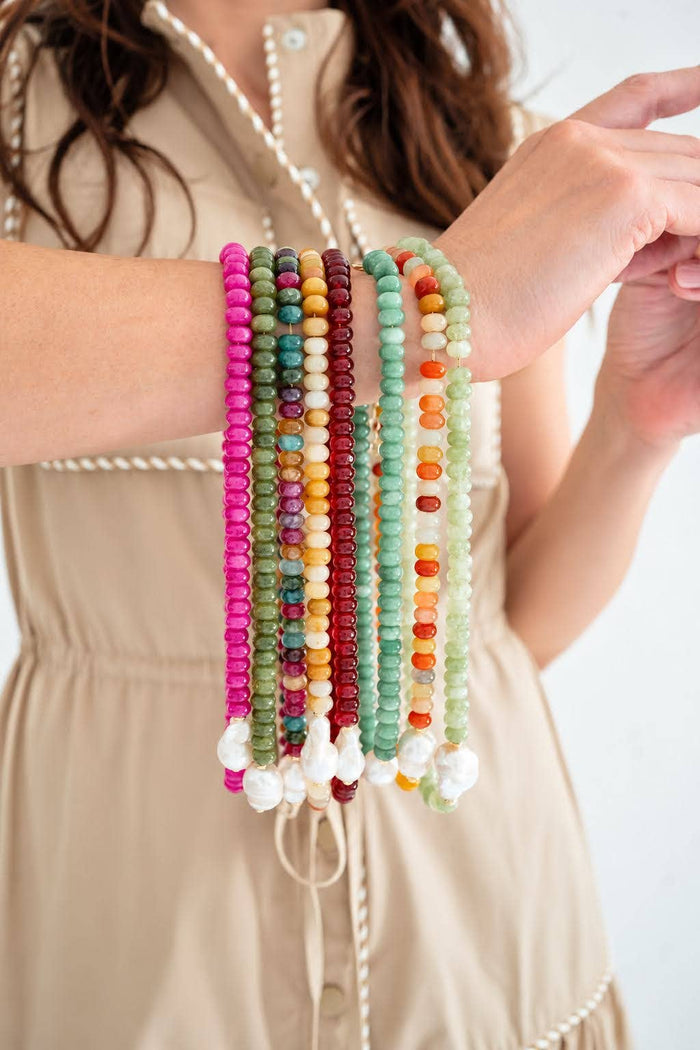 Lisi Lerch Susie Quartz Beaded Necklace with Freshwater Pearl