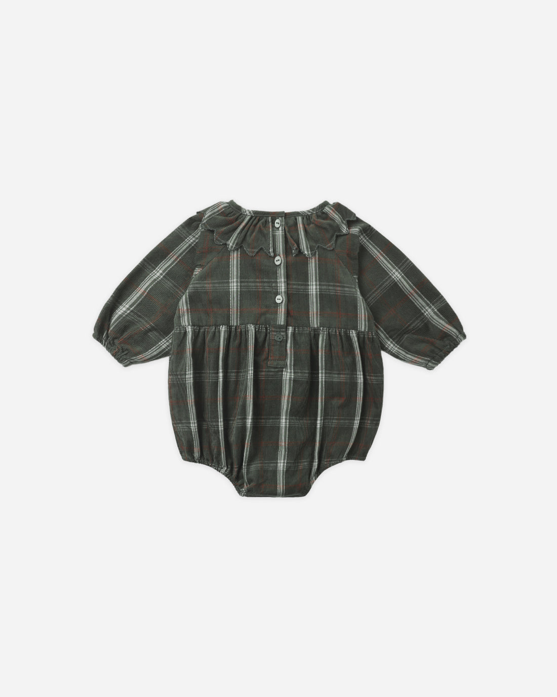 Rylee + Cru Freya Romper in Holiday Plaid