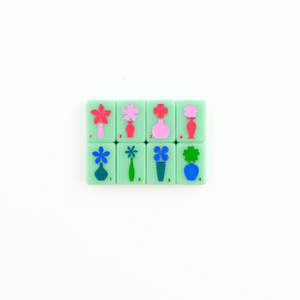 My Fair Mahjong Anywhere Series Mini Mahjong Set in Green