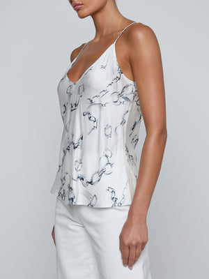 L'Agence Lexi Camisole in Ivory/Grey