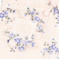 Angel Dear Hannah Velour Sweatshirt and Pant Set in Pink Floral