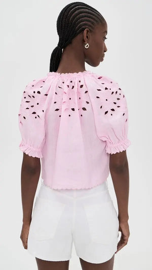 Rails Lizbeth Top in Cherry Blossom Eyelet