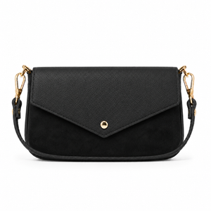 German Fuentes Handbags - Leather and Suede Crossbody Bag GF0913