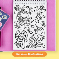 Tiger Tribe Magical Creatures Coloring Set