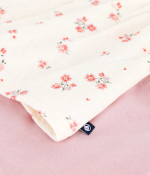 Petit Bateau Baby Floral Dress and Legging Set in Cream Multi