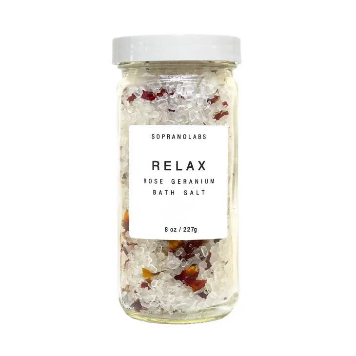 Soprano Labs Rose Geranium Relax Bath Salt