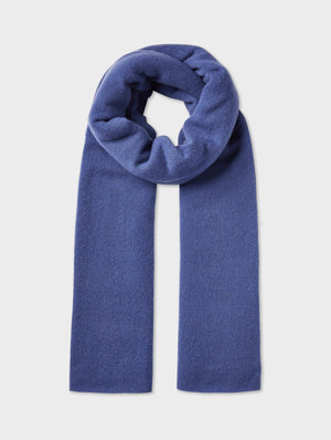 White + Warren Cashmere Travel Wrap in Blue Desk