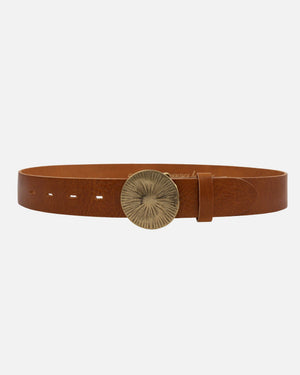 Amsterdam Heritage Erin Leather Belt in Cognac