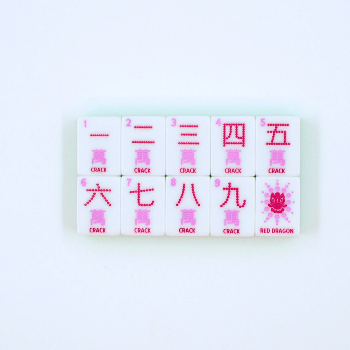 My Fair Mahjong Crystal Confetti Lemon-Lime Mahjong Set