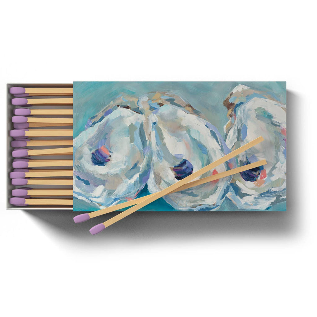 Annapolis Candle Kim Hovell Collection Oyster Design Tabletop Matches