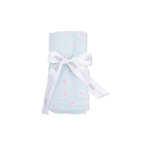 Angel Dear Swaddle Blanket in Tiny Cherry Stripe