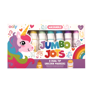 OOLY Jumbo Jots Dual Tip Unicorn Markers