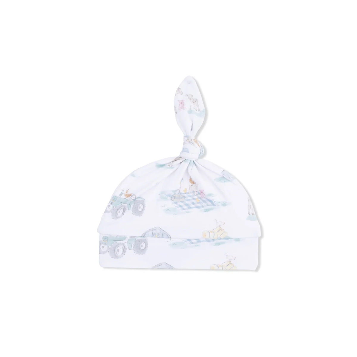 Angel Dear Knotted Hat in Farm Animal Party