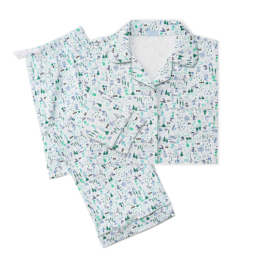 Joy Street Women's Long Pajama Set in Apres Ski