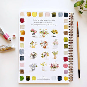 emily lex studio - Bouquets Watercolor Workbook