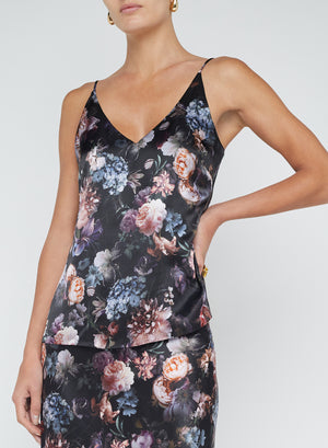 L'Agence Gabriella V-neck Tank in Vintage Flower