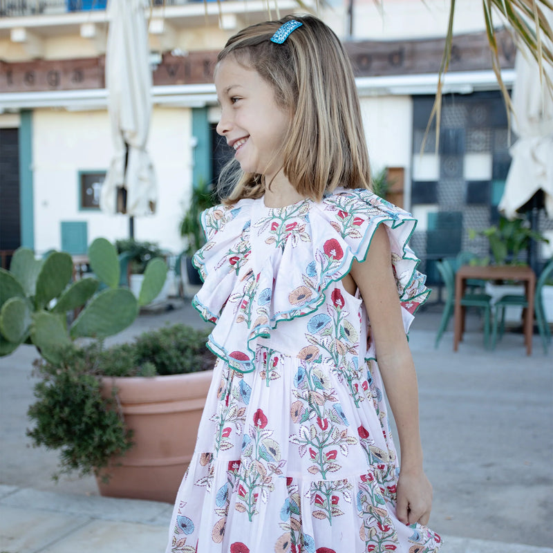 Pink Chicken Raphaela Dress in Multi Bouquet Floral