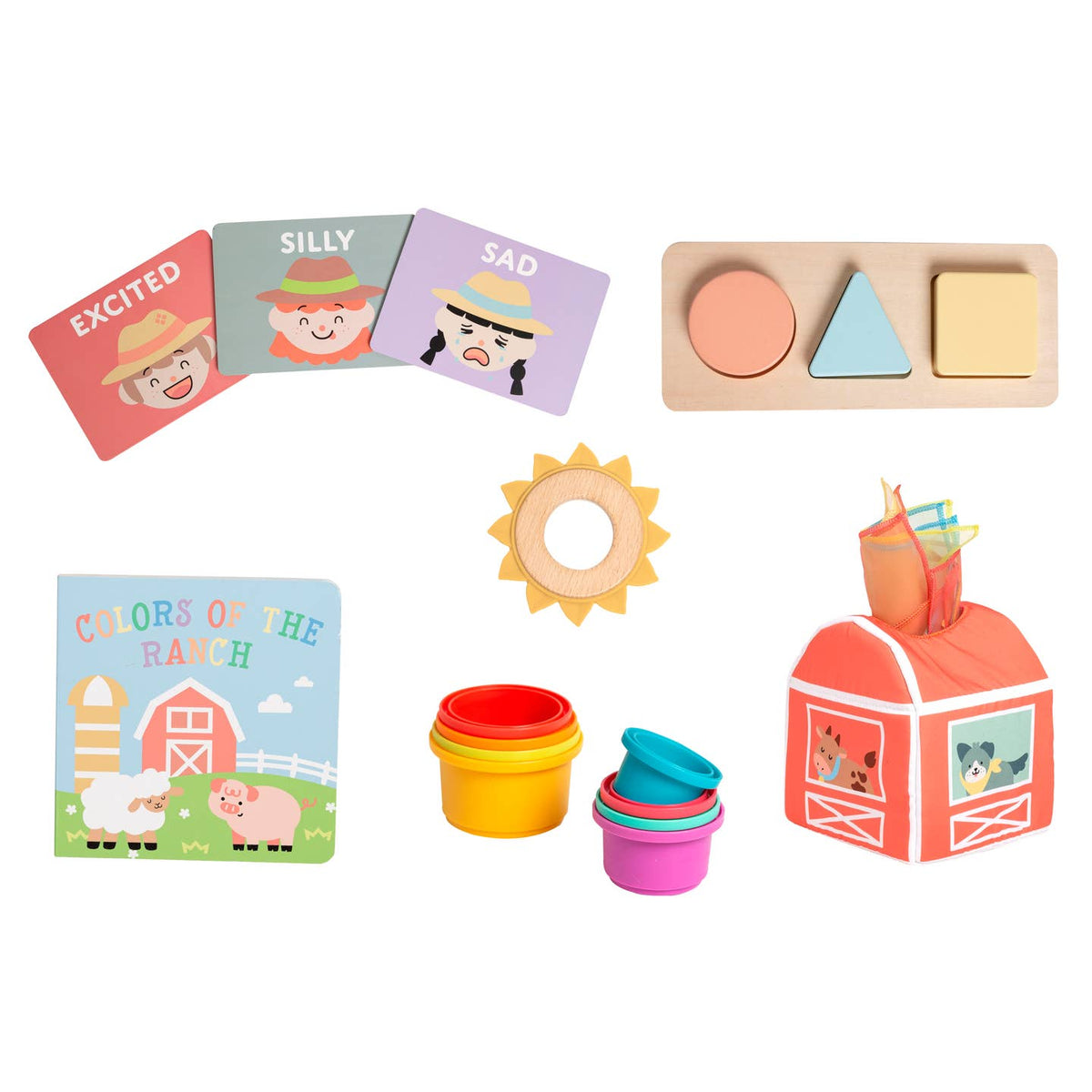 Pearhead 6-12 Months Learning Kit, Montessori Developmental Toys