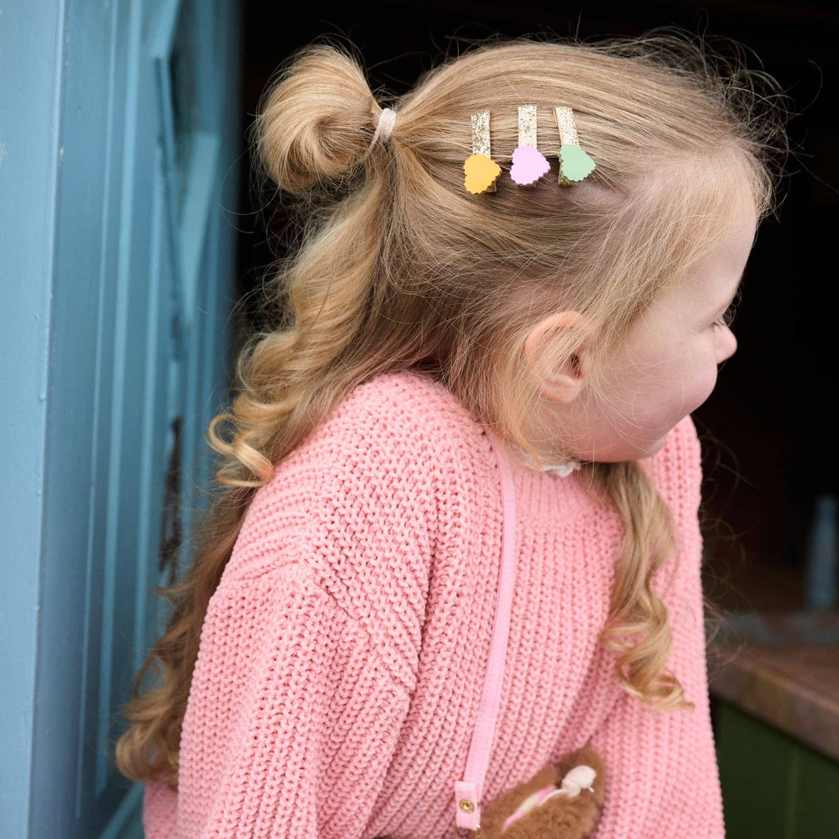Rockahula  Scallop Heart Mini Clip Set
