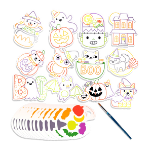 OOLY Playful Painters Trick or Treat Easy Watercolor Painting