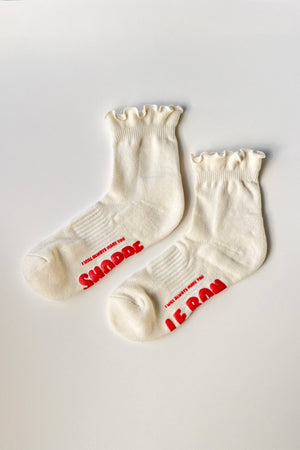 Le Bon Shoppe Ruffled Hugger Crew Socks - Multiple Colors!