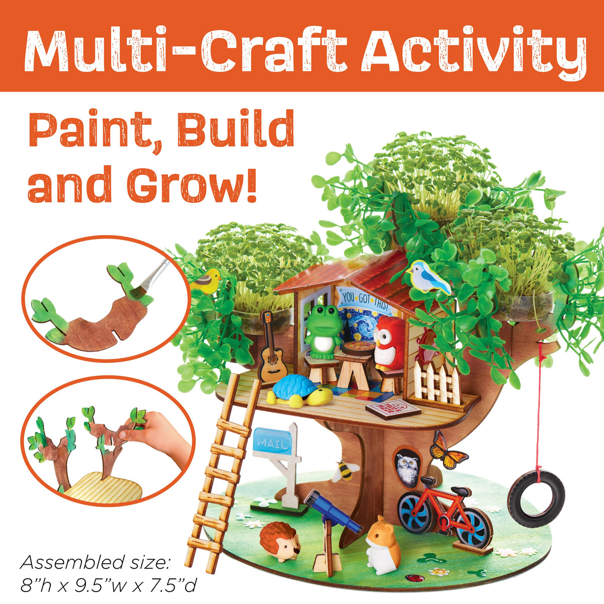 Faber-CastellBuild & Grow Tree House DIY Craft Kit for Kids