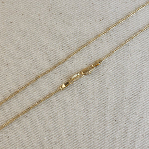 GoldFi 18k Gold Filled Mini Paperclip Chain