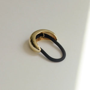 Nar'sha Narrow Crescent Metal Cuff Hair Tie