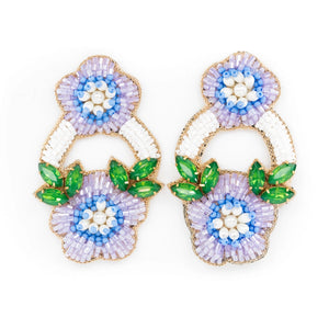 East Hampton Flower Earrings in Multiple Colors!