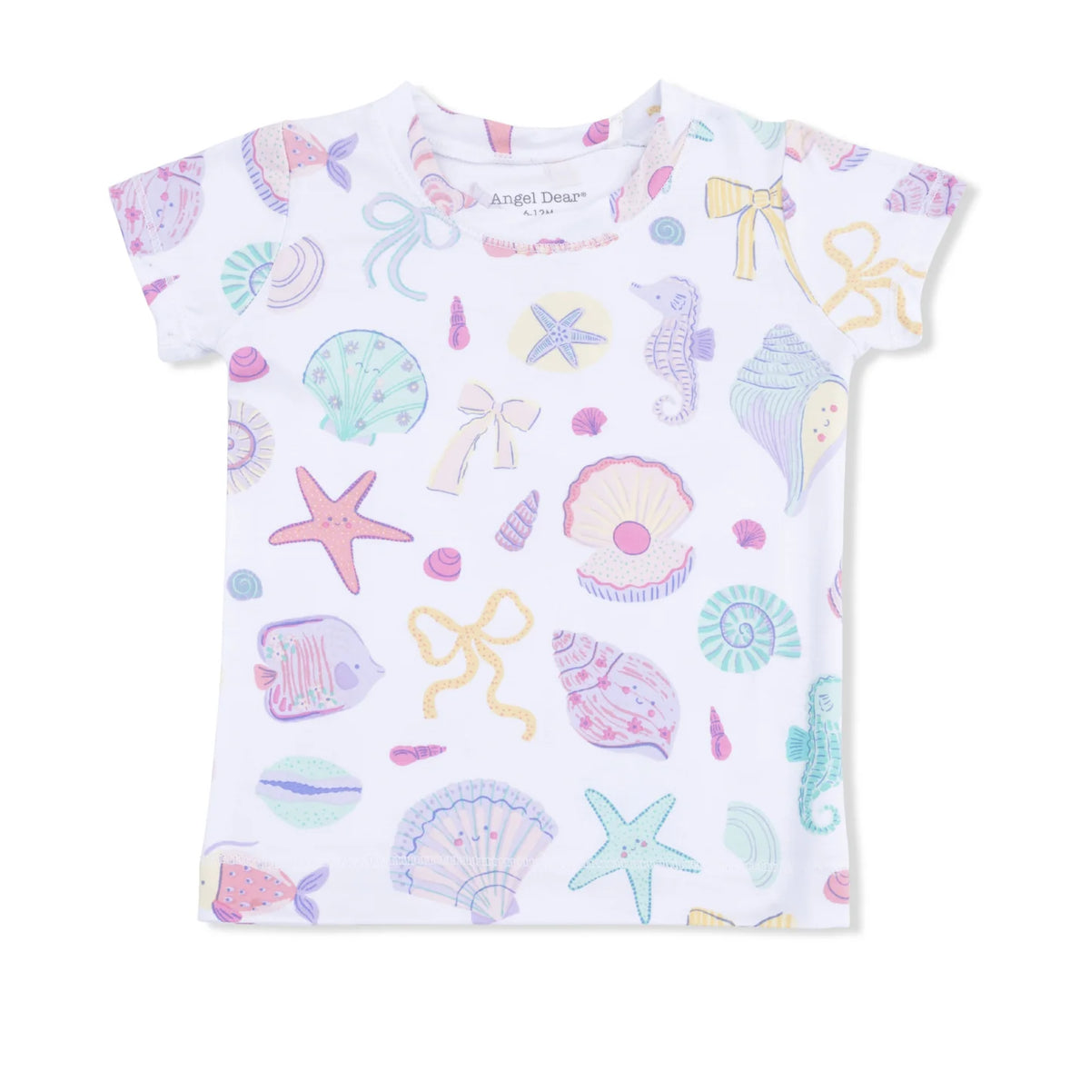 Angel Dear Loungewear Short Set in Beach Days