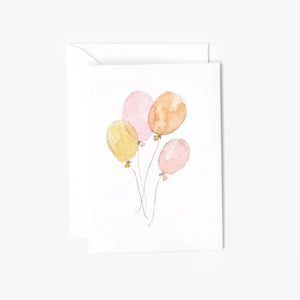 Emily Lex Studio Mini Enclosure Notecard in Pink Balloons