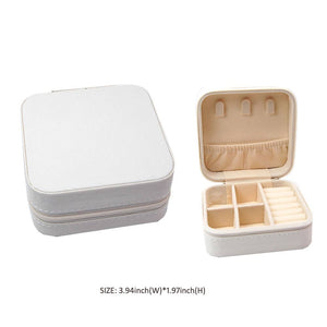 Sensibling Corp. Faux Leather Portable Square Jewelry Box