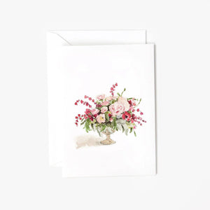 emily lex studio Pink bouquet mini enclosure notecard