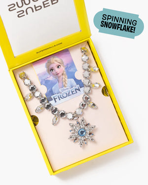 Super Smalls Disney Elsa Spinning Snowflake Necklace