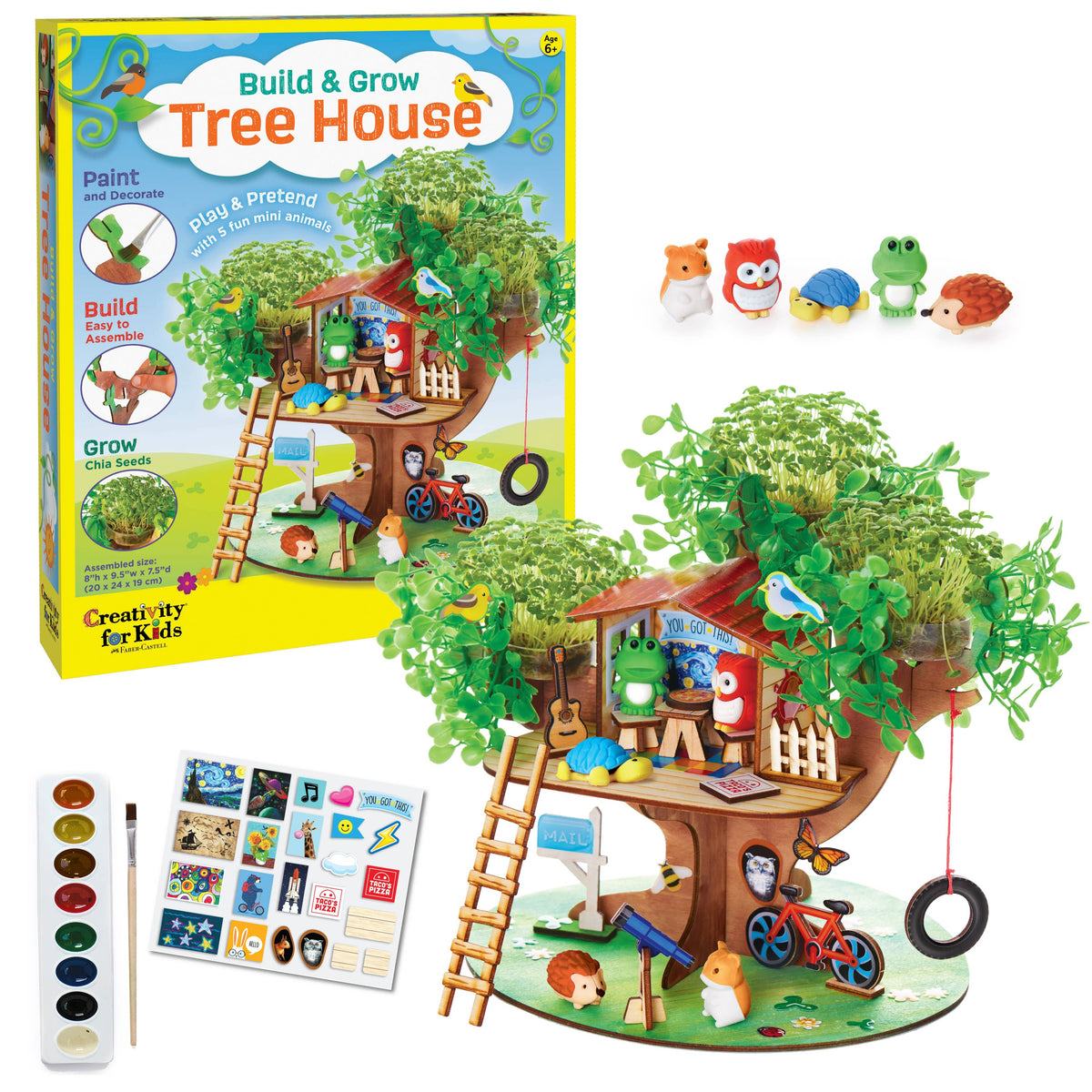 Faber-CastellBuild & Grow Tree House DIY Craft Kit for Kids