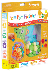 Faber-Castell Pom Pom Dinosaur Pictures Activity Kit